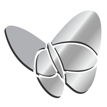 Msn silver isolated icon