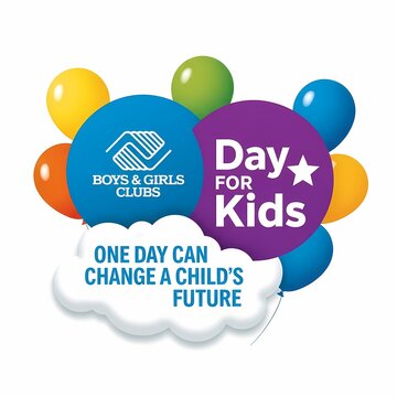Boys and Girls Clubs Day for Kids Charity Logo Design