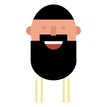 Taqiyah long beard heppy