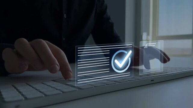 Quality certification service and standardization.Quality assurance document management technology standards and ISO.Digital checklist management for business certification and quality assurance.