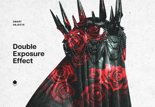 Double Exposure Photo Effect &ndash; Blending for Album Cover & Social Media (PSD)