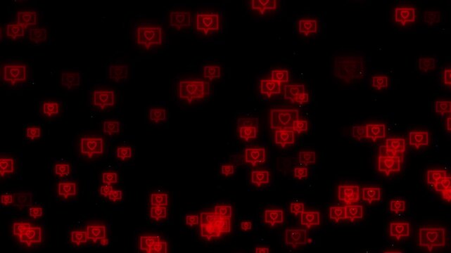 Social Media Reaction Elements flying. Floating like, heart and emoji icons vector set for digital engagement, live stream feedback, notification and app interaction
