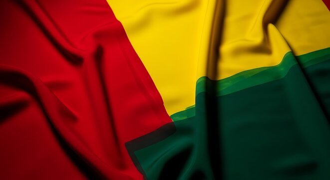 Celebrating juneteenth a vibrant display of red yellow and green honoring freedom and african american history