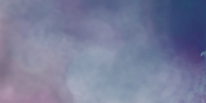 Fantasy light red, pink shades watercolor background. light pink and white colors background for design subtle color. Soft pink grunge background frame plane sky view with stars and sunset6619