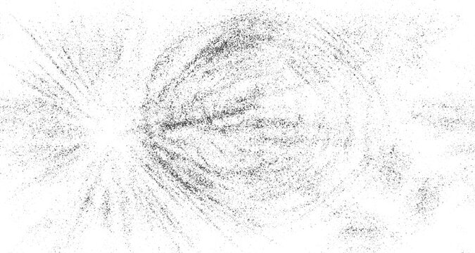 Dust and dirt grain texture with fine particles isolated on white abstract grunge background with vintage aged feel.