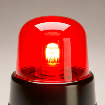 Emergency flasher strobe red light beacon danger alert alarm safety