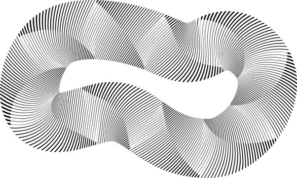 Compact irregular contour shape with enclosed blob silhouette and fluid morphing perimeter structure