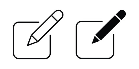 Post icon vector illustration. Editable black icons. EPS 10 © Win