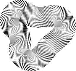 Vertical organic blob contour with upright silhouette, enclosed perimeter and fluid structure © drik