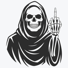 Grim Reaper Vector Illustration, Grim Reaper SVG