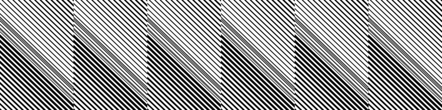 Doppler effect wallpapper. Gradation lines pattern. Gradient striped halftone texture background. Repeating fading black white parallel lines backdrop vector 10 eps