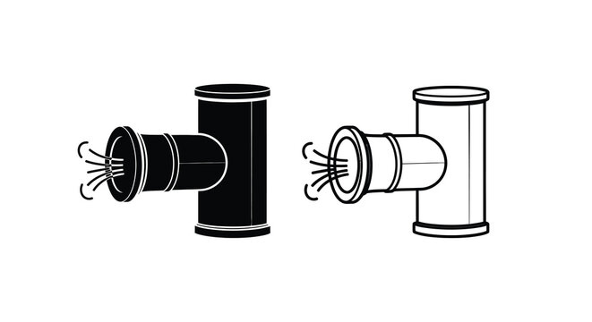 Pipe fitting with flange silhouette high quality professional