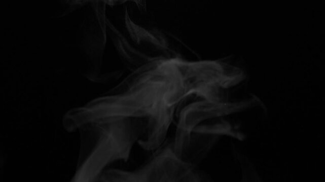 White Smoke Alpha Overlay for Video Editing and VFX