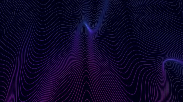 Wavy topographic lines abstract background