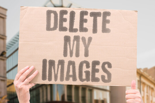 "Delete My Images" Victims of non-consensual image sharing face significant obstacles in obtaining removal of distributed content. IMAGE. VICTIM. NONCONSENT. REMOVE. OBSTACLE.