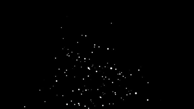 Glowing glittering trail animation and shimmer particles motion, 2D Magic glitter sparkle trail transition with twinkling magic dust, fast glittering star lines on black background in vibrant 4K