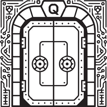 Ultra-Secure Post-Quantum Cryptographic Vault with Reinforced Steel Doors &ndash; Futuristic Cybersecurity Infrastructure for Quantum-Resistant Data Protection, Enterprise Encryption Systems