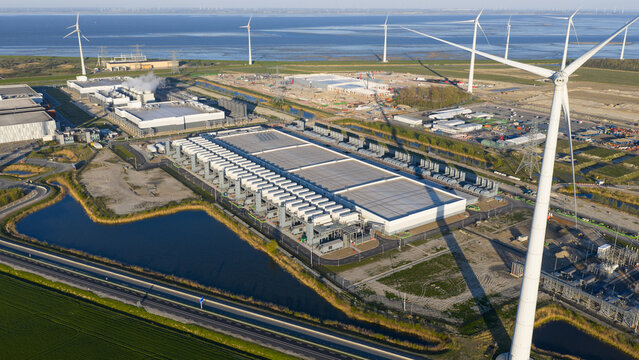 Aerial View of Eemshaven Hyperscale Data Center