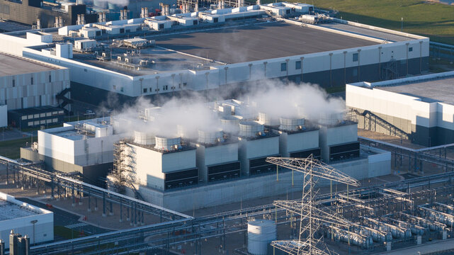 Aerial View of Eemshaven Hyperscale Data Center