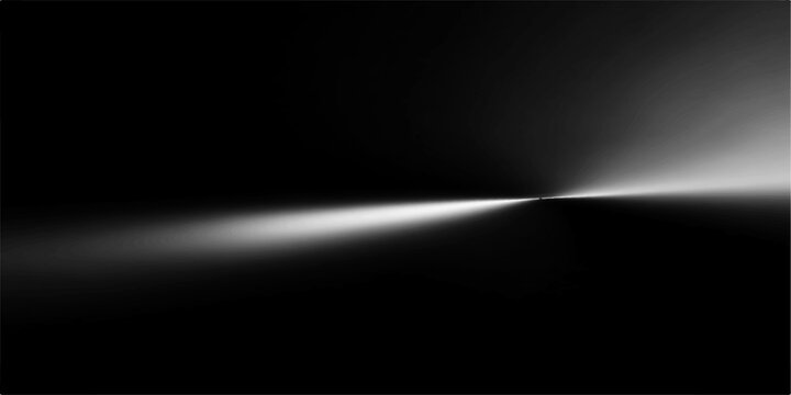 An abstract digital art backdrop featuring a glowing blue light motion loop with laser rays and flash lines against a dark black night space background