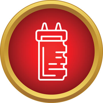 Stun gun icon representing non lethal self defense and security equipment