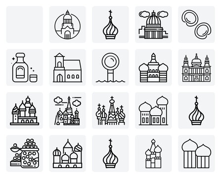 Symbols Of Soviet And Russian Heritage &ndash; The Kremlin, Red Army, Submarines, And Historical References For Educational Content