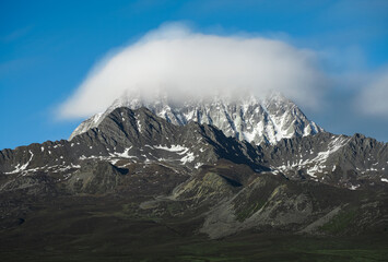 Obraz premium mountain landscape with clouds