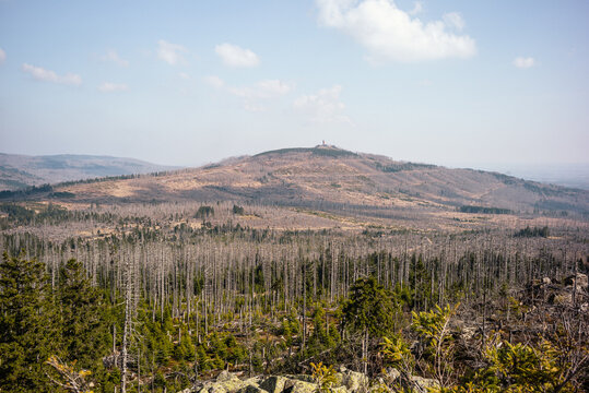 Sonnige Berglandschaft am Achtermann