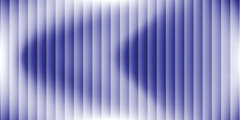 Fototapeta premium Abstract vertical blue light bar pattern background with glowing cyan center, creating a vibrant digital sound wave or equalizer effect, isolated on