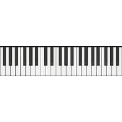 Fototapeta premium Piano Keyboard Keys - Musical Instrument Close-up