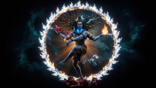 Lord Shiva Nataraja &mdash; Cosmic Dance of Creation Energy