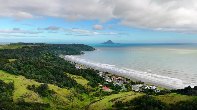 Ohope Beach and Bay, Drone Footage