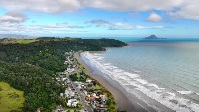Ohope Beach and Bay, Drone Footage