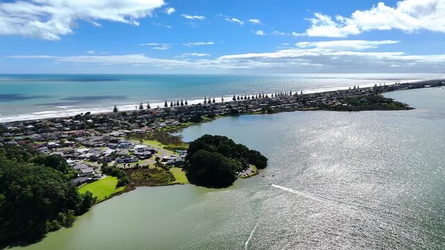 Ohope Beach and Bay, Drone Footage