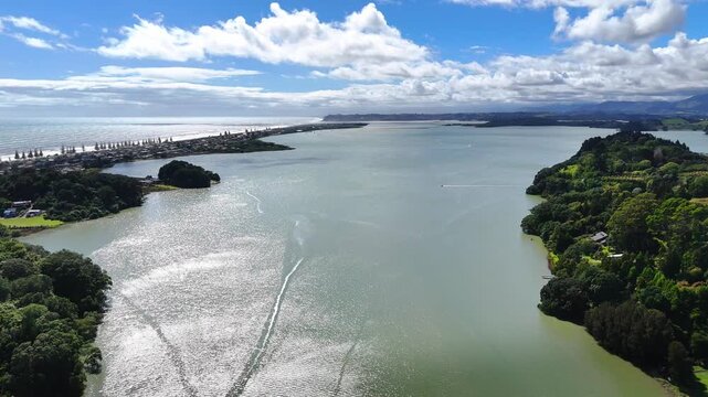 Ohope Beach and Bay, Drone Footage