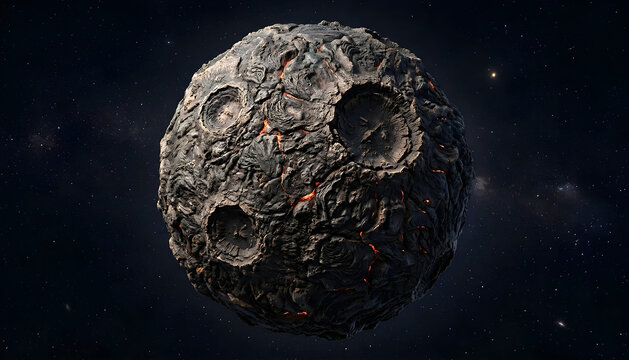 Desolate Volcanic Alien Planet