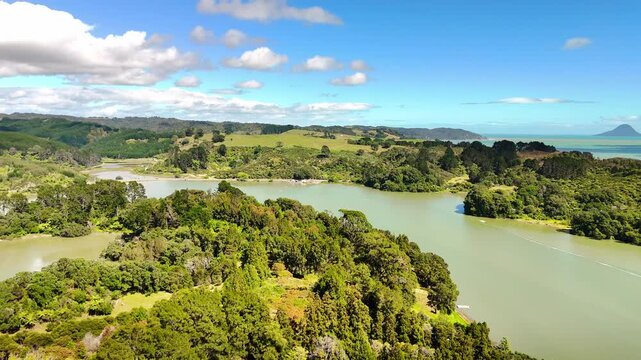 Ohope Beach and Bay, Drone Footage