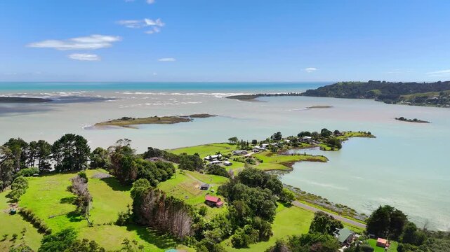 Ohope Beach and Bay, Drone Footage
