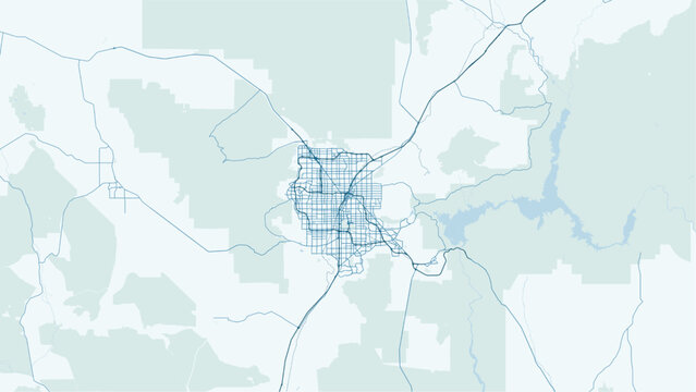 Modern minimalist vector map of Las Vegas, Nevada, USA. High-quality scalable illustration of Las Vegas city grid, The Strip, and Paradise layout for posters and urban design.