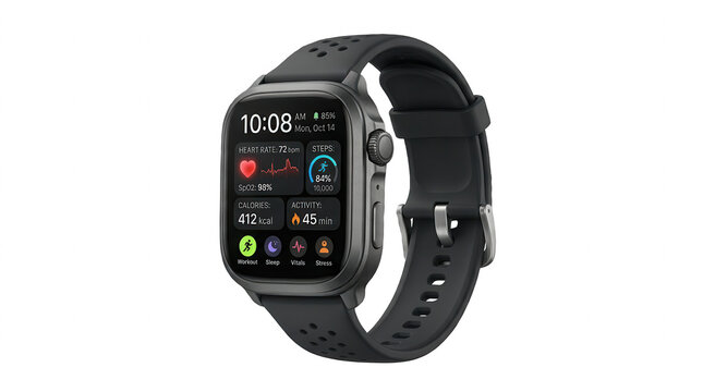 Smartwatch with fitness tracking features