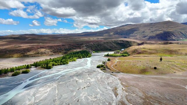 Lake Tekapo Drone Footage, New Zealand