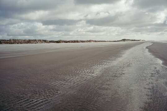 Entspannung bei einem Spaziergang an der Nordsee