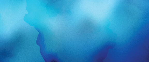 Blue sea with waves. Vector watercolor background for cover design, card, flyer, poster. Summer illustration. Storm. Dark blue ocean and waves. Grunge vector texture. © abd
