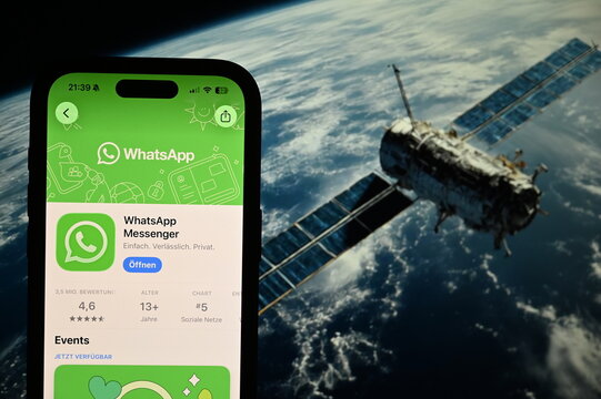 Germany - May 4,2026: WhatsApp on phone