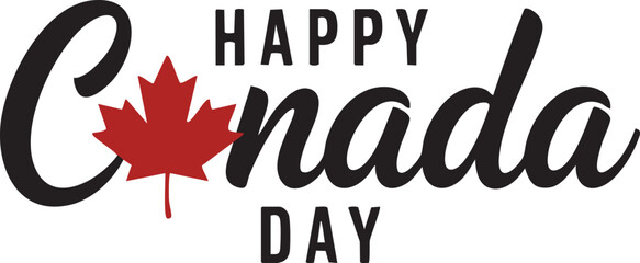 Happy Canada day Vector Template. design for banner, greeting cards or print. © BK2003