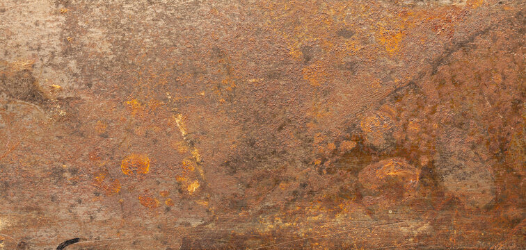 Rusty metal surface texture with mixed corrosion patterns and industrial grunge background -Serie IM01