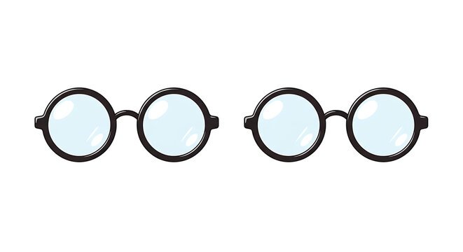 Minimalist of two pairs of overlapping teal circles on white background