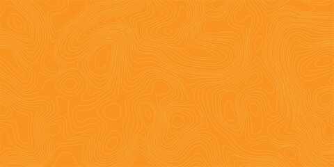 Orange abstract topographic map background with contour lines, vibrant textured pattern for graphic design and web use. High-quality abstract background, subtle topographic contour lines © Creative Lis