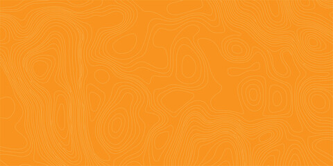 Orange abstract topographic map background with contour lines, vibrant textured pattern for graphic design and web use. High-quality abstract background, subtle topographic contour lines © Creative Lis