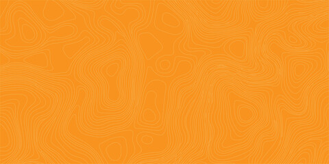 Orange abstract topographic map background with contour lines, vibrant textured pattern for graphic design and web use. High-quality abstract background, subtle topographic contour lines © Creative Lis